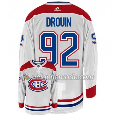 Herren Eishockey Montreal Canadiens Trikot JONATHAN DROUIN 92 Adidas Weiß Authentic